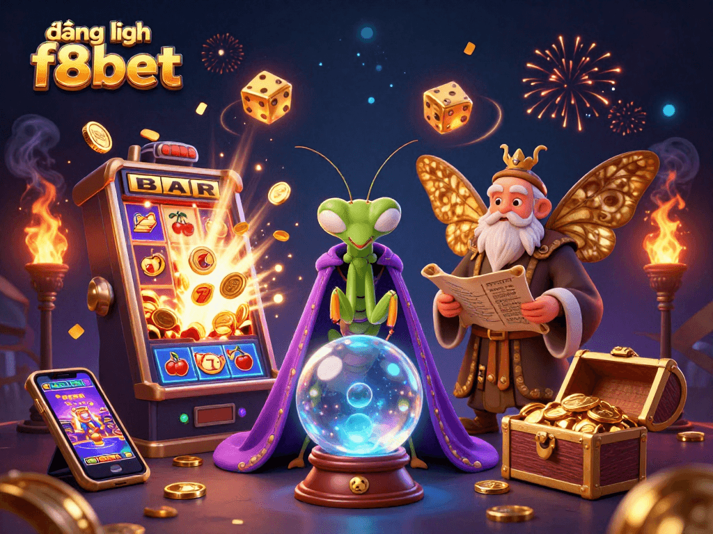 Experience the thrill of đăng nhập f8bet with our enchanting 3D casino fantasy illustration.