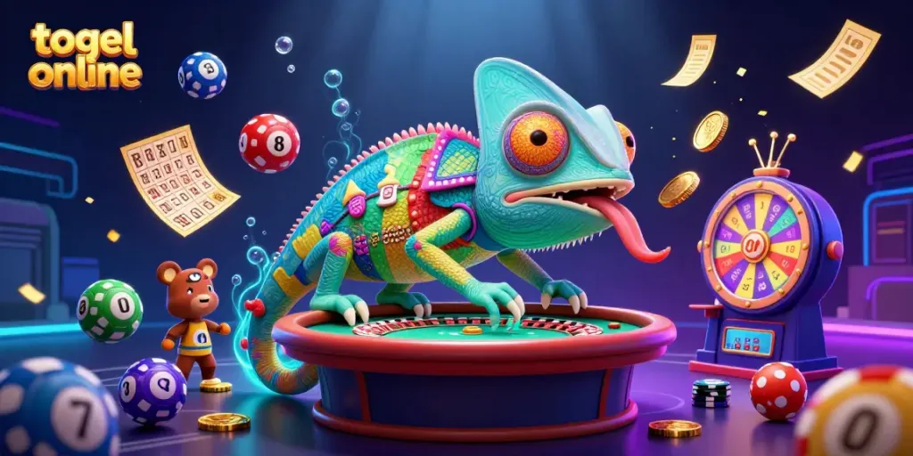 Menangkan togel online dengan strategi terbaik di kasino mewah dengan kameleon 3D.