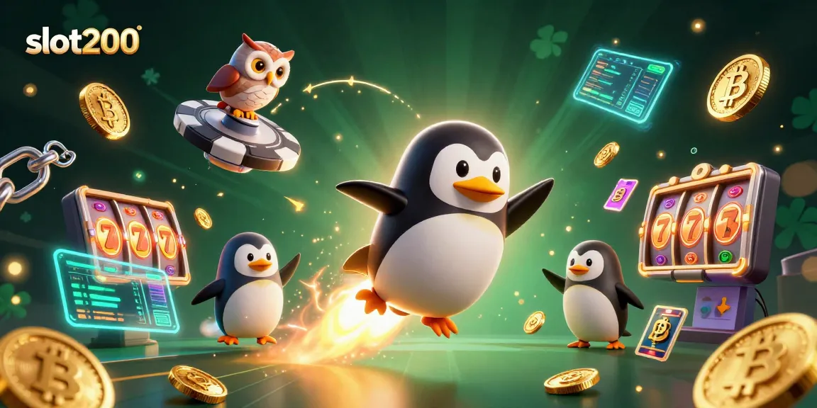 Raih kemenangan besar di slot200 dengan jackpot dan penguin emas intergalaksi yang memukau.