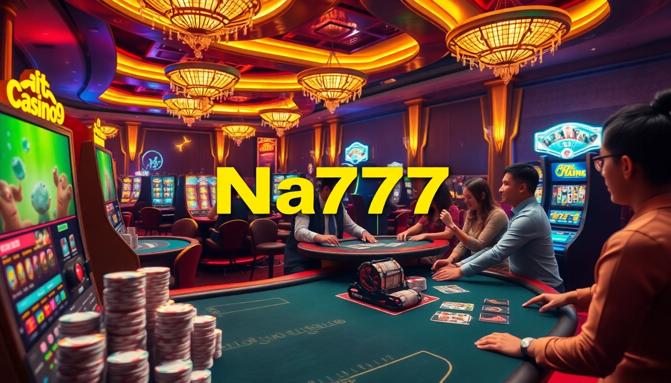 Experience online gaming excitement at NA777 with dynamic casino tables and professional dealers.