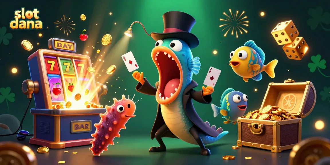 Experience thrilling slot dana gaming with vibrant 3D characters in a magical casino scene bursting with action!