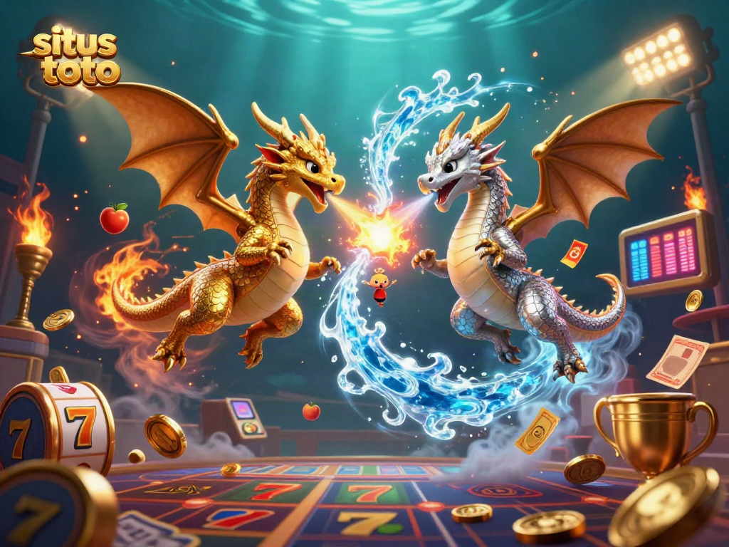 Menggandakan keseruan situs toto dengan elemen jackpot slot, naga 3D, dan efek menyala