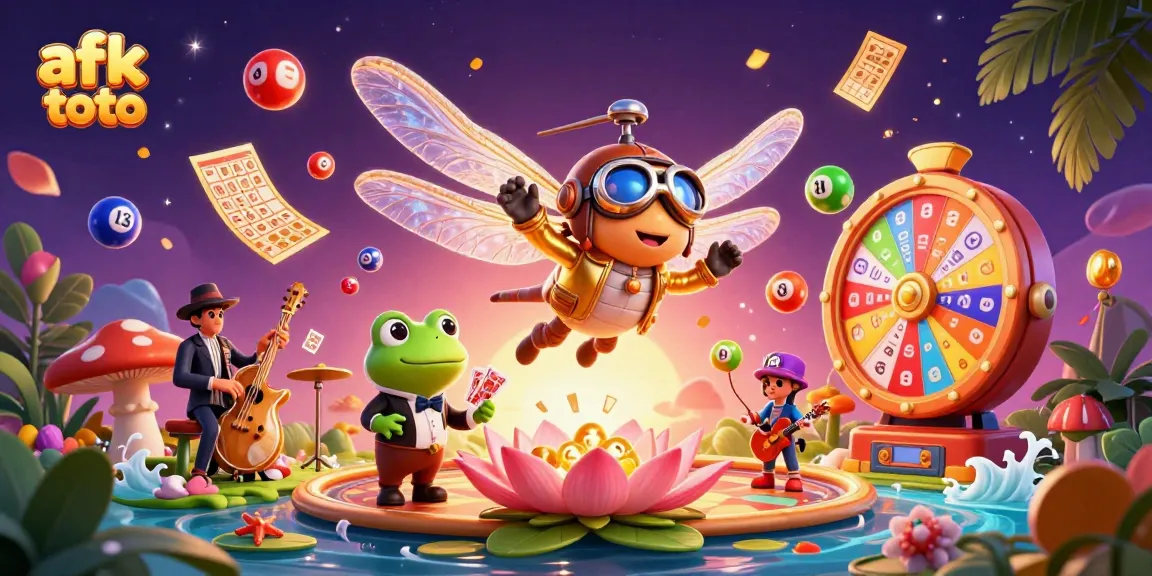 Menangkan jackpot di afk toto dengan croupier katak dan pesawat helikopter 3D yang menarik.