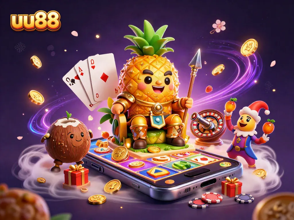 Engage with uu88's vibrant beach casino scene showcasing exciting games and rewards.