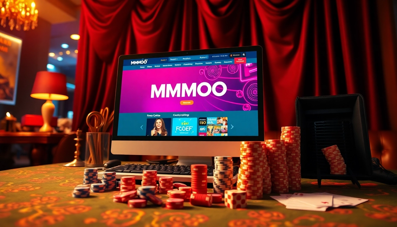 Experience vibrant excitement on the trang chủ MMOO, showcasing a luxurious online gambling setup.