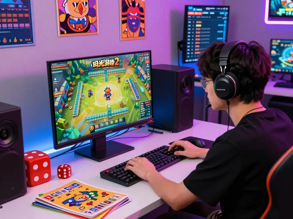 sesi aman mahjong ways 2 adegan permainan dengan pemain terlibat dalam sesi online, grafik permainan yang berwarna-warni dan suasana kompetitif