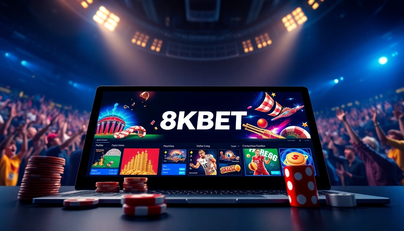 Experience excitement at https://8kbetbh.com/ with a modern online gambling scene featuring casino games and sports betting.