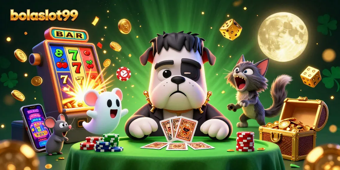 Experience thrilling jackpots and gaming excitement with bolaslot99 in a captivating casino scene.