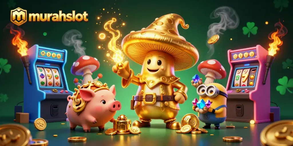Mainkan gokkasten di murahslot dengan wizard canggih dan simbol keberuntungan yang cerah.