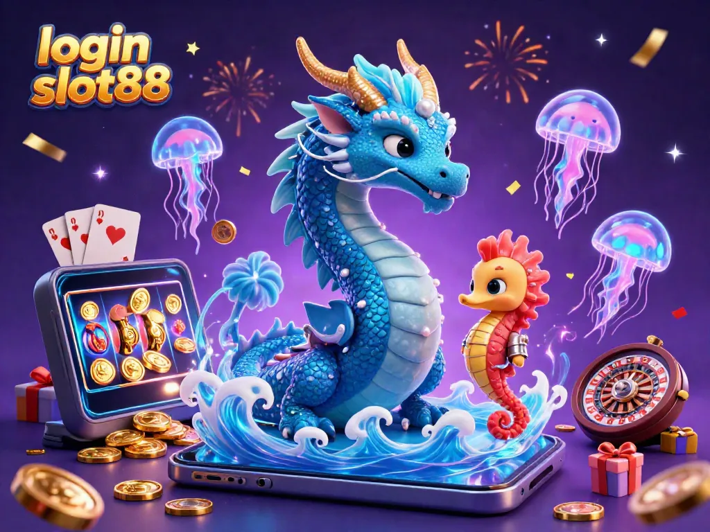 Experience gaming magic by joining the login slot88 across vibrant casino elements.