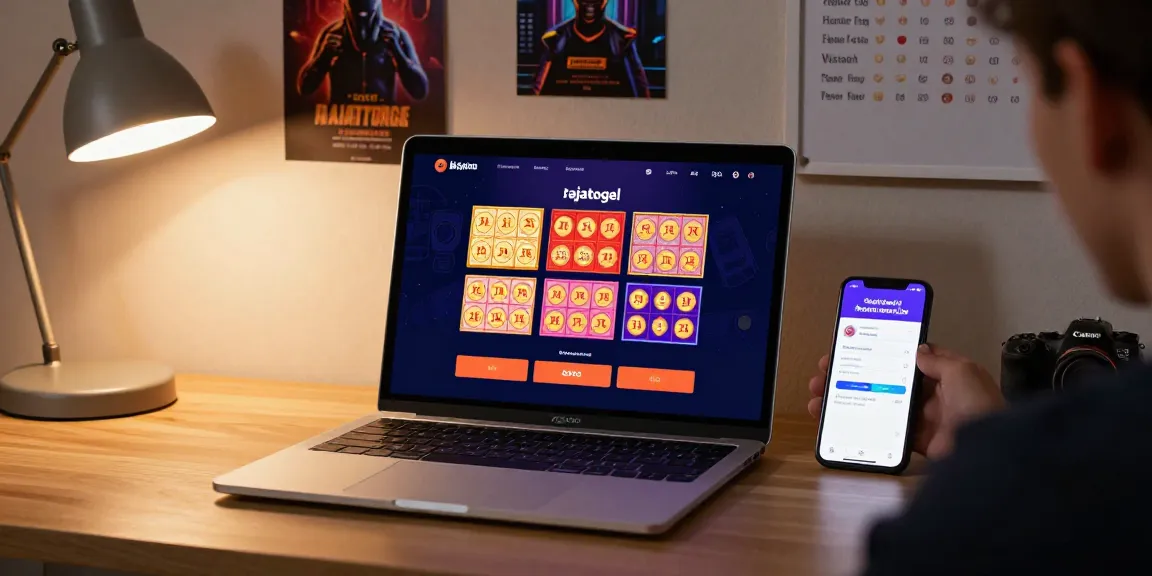 Pengguna rajatogel masuk ke platform togel online dengan desain modern dan responsif.