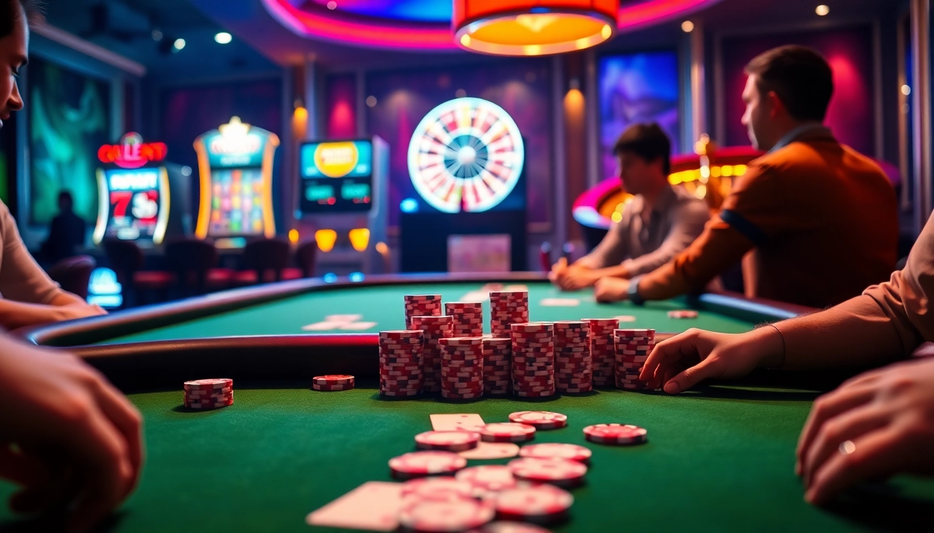 Experience gambling excitement at nha cai uy tin with elegant poker play and vibrant casino atmosphere.