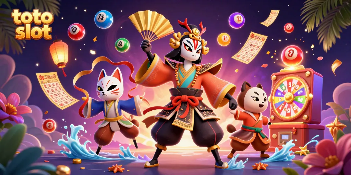 Menangkan jackpot di toto slot dengan karakter fantastis dan elemen slot penuh warna.