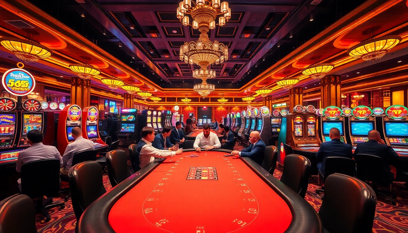 Experience the excitement at trang chủ tt88 with players engaged in thrilling casino games.