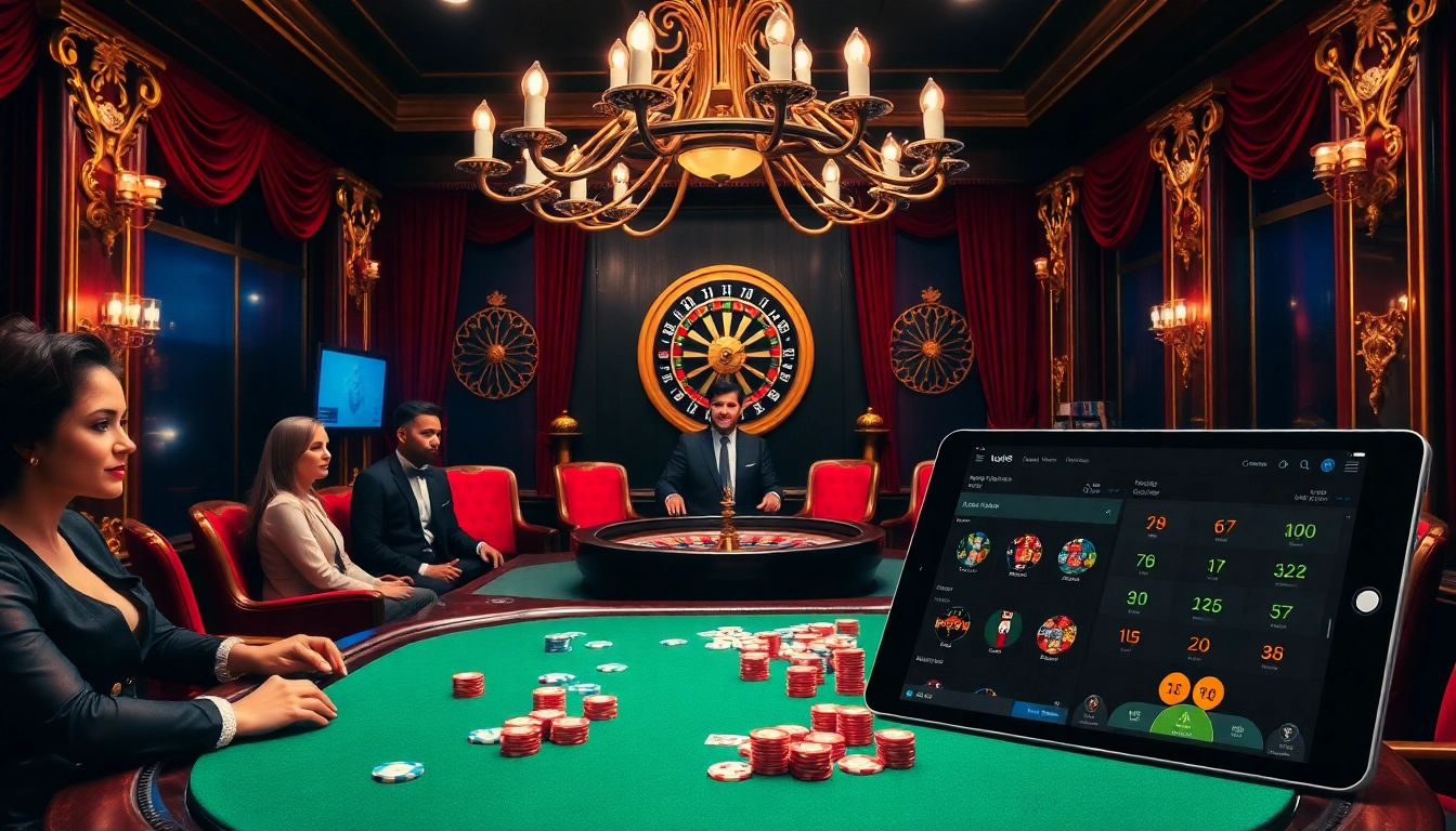 Experience the thrill of 'Nhà cái uy tín luck8' with a vibrant poker game in action.