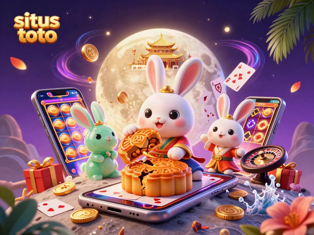 Menangkan situs toto dengan gambar kelinci bulan yang menampilkan permainan kasino yang megah.