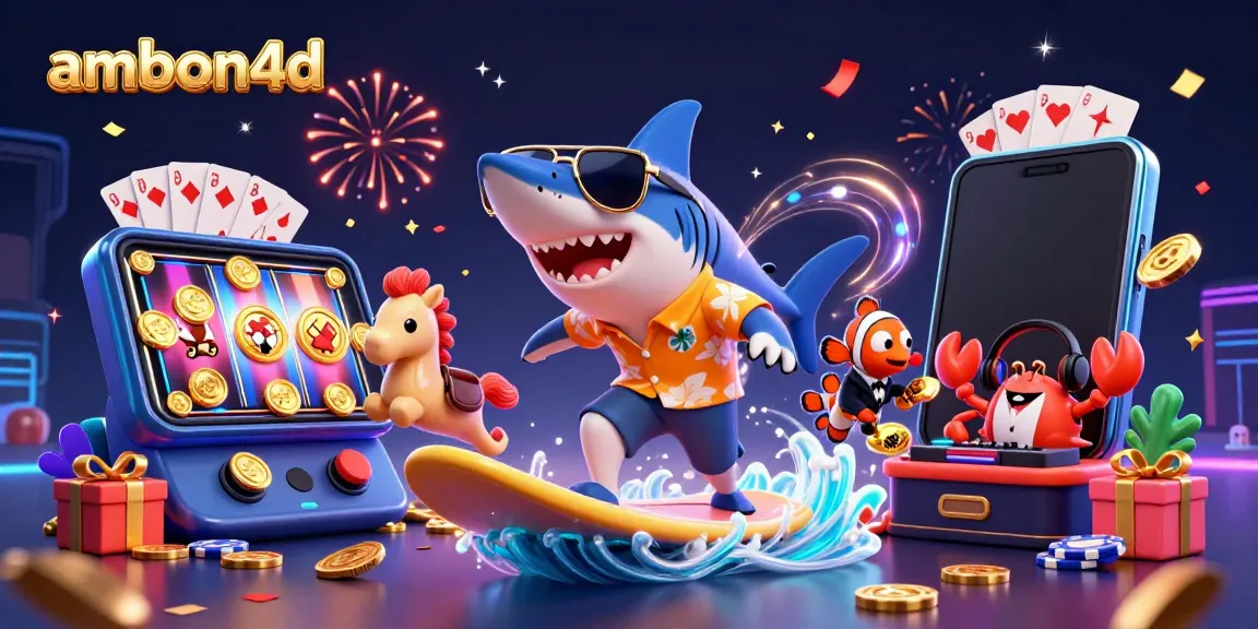 Experience thrilling wins at ambon4d with vibrant 3D characters and casino elements.