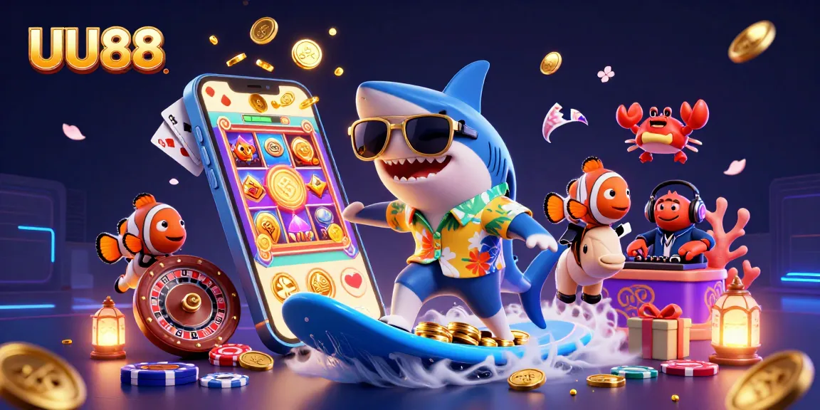 Surf the wave of gold coins with UU88 and uncover exciting casino games!