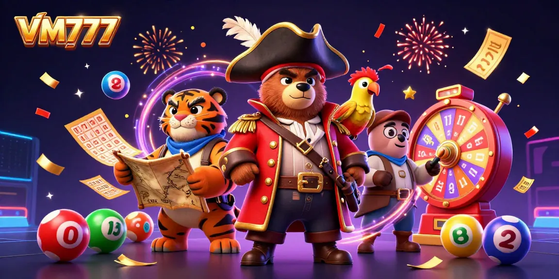 Engage with VM777 as a thrilling online casino featuring vibrant games and dynamic characters.