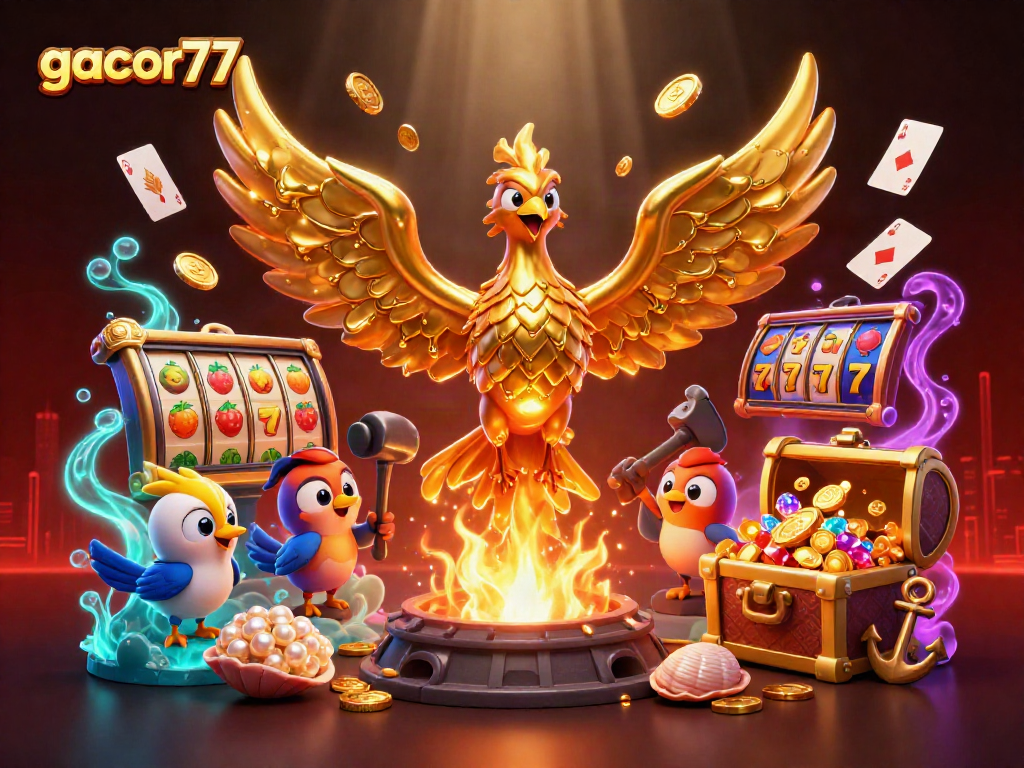 Gacor77 memicu keberuntungan dalam permainan slot dengan simbol berwarna dan jackpot mengesankan.