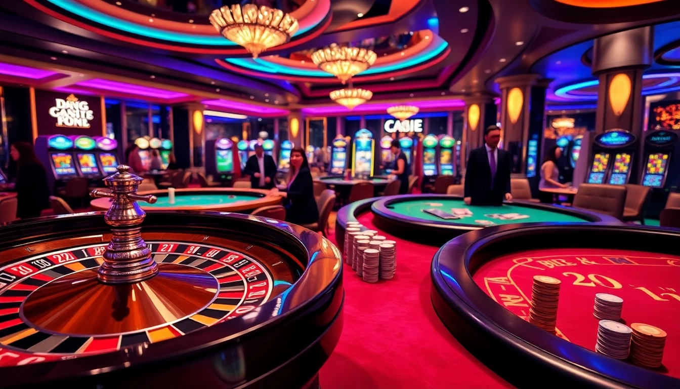 Engage with the thrilling experience at rr88 | đăng nhập in a luxurious casino atmosphere filled with exciting games.