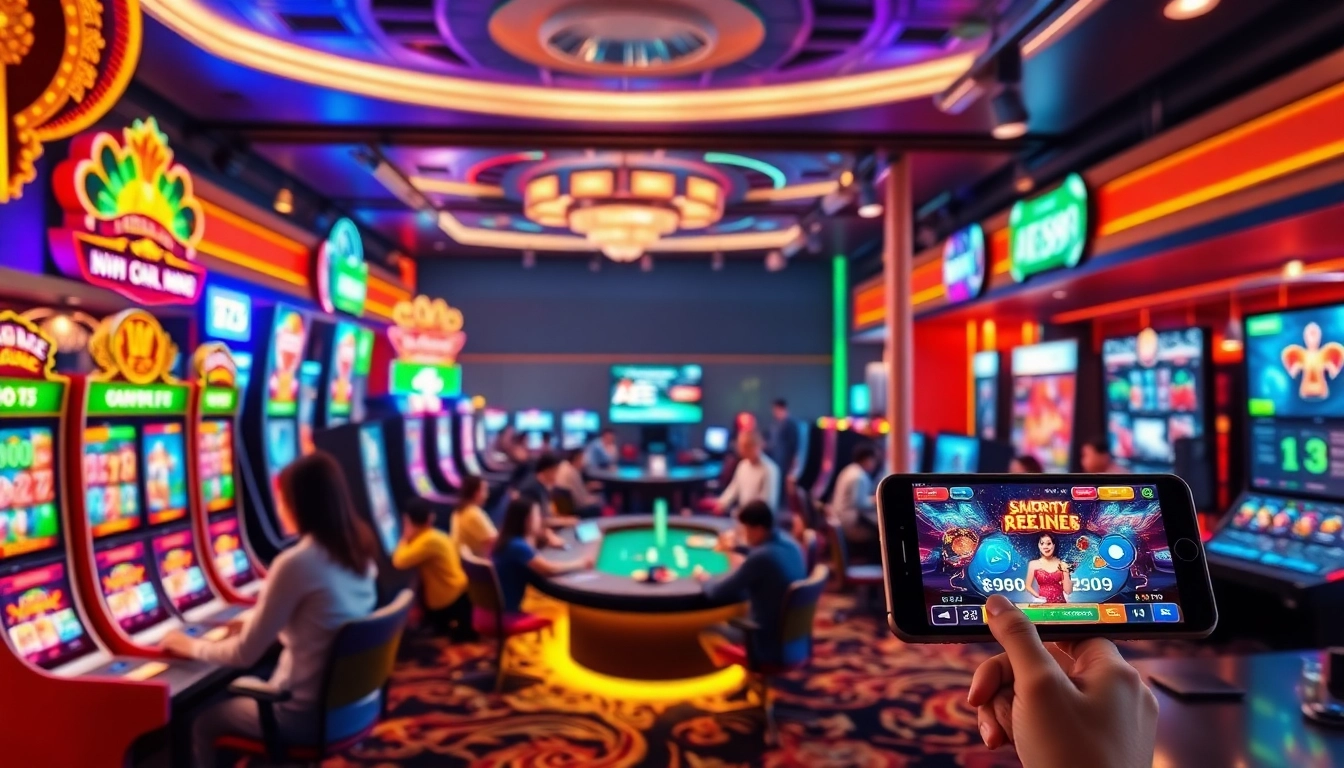 Nhà cái AE888 showcasing a vibrant online casino with live gaming and sports betting.