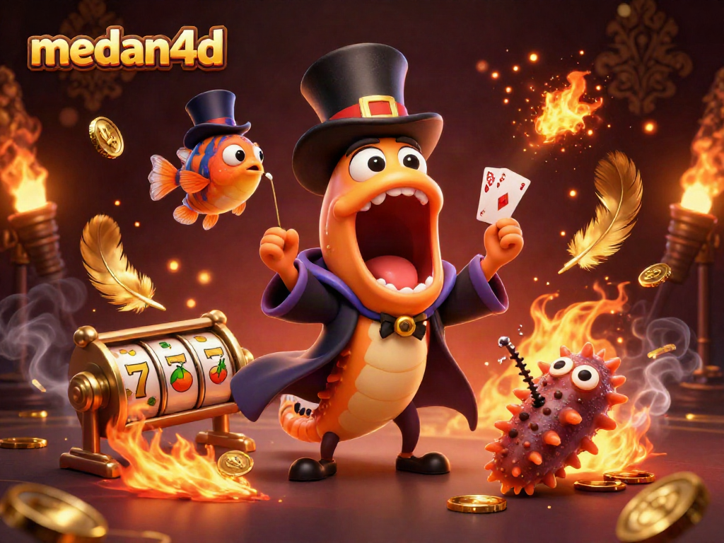 medan4d menghadirkan slot mengasyikkan dengan ikan berwarna cerah dan aksi sulap yang dramatis