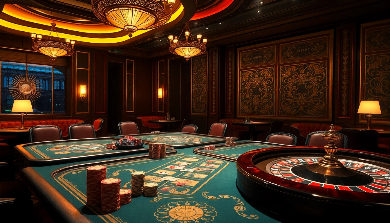 Engage in an exhilarating game of chance at Kaisar 888's luxurious gambling tables adorned with premium decor.