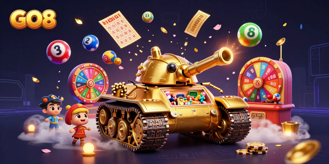 Engage with the thrilling world of GO8 gaming showcased in a vibrant 3D casino scene.