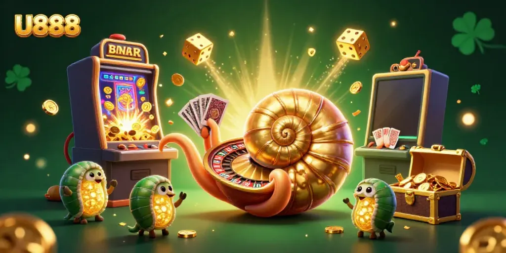 Experience exhilarating games with U888, where a giant nautilus and jackpots collide!