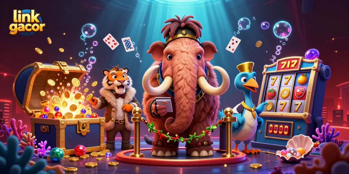 Experience exciting wins with link gacor at the captivating underwater casino with dynamic characters and treasures.