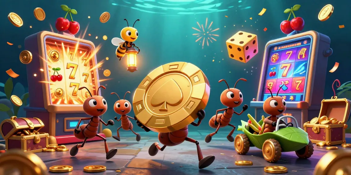 Experience thrilling jackpots at yumetoto with a dynamic illustration of a heist and casino elements.