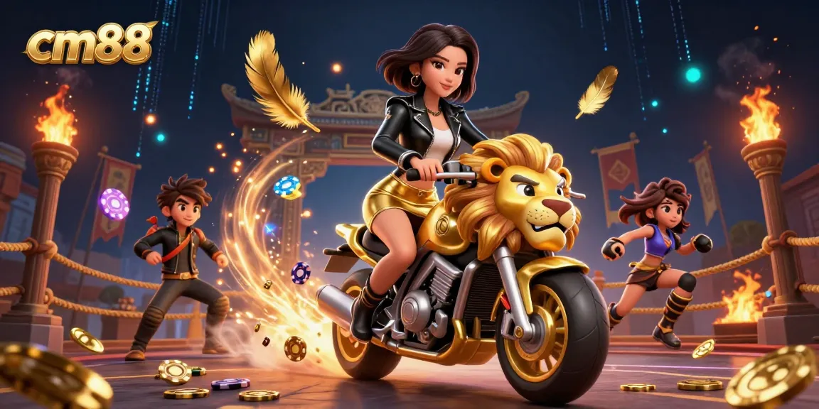 Experience cm88's thrilling casino scene with glamour and action as players win big!