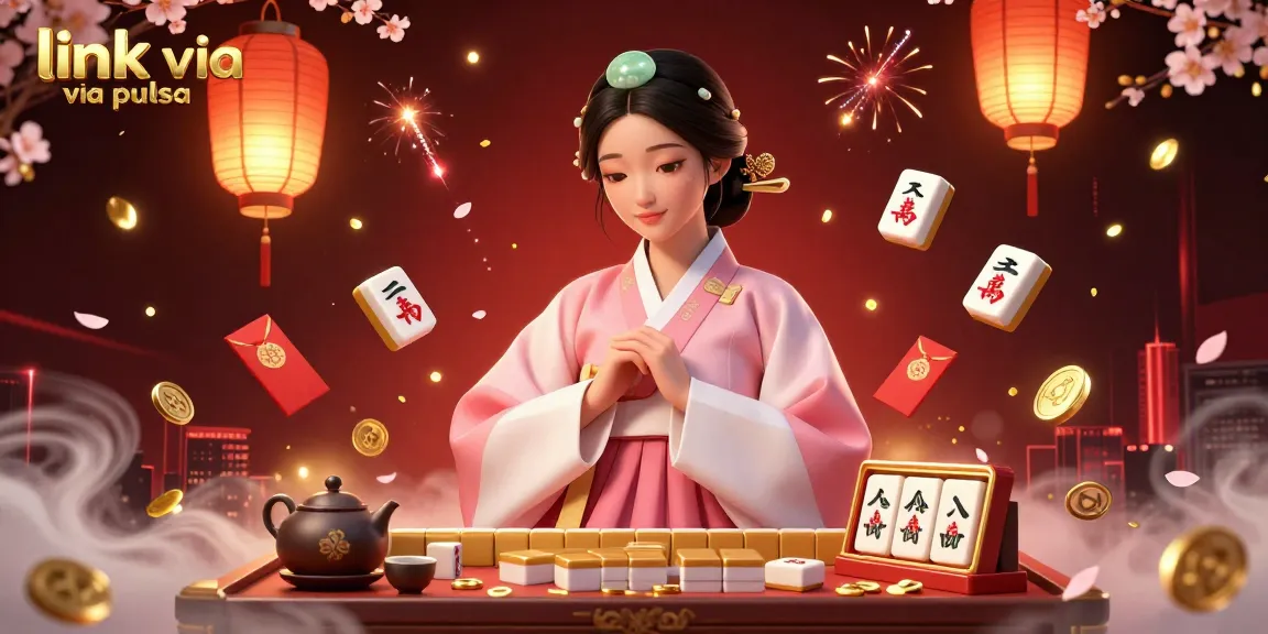 Experience the thrill of gaming with link via pulsa in a vibrant casino atmosphere filled with slot elements.