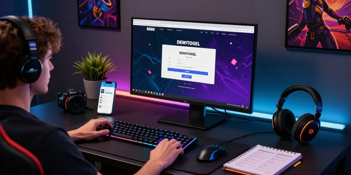 DEWITOGEL login tampil di layar komputer, menciptakan pengalaman bermain togel online yang nyaman.