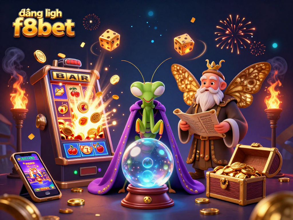 Experience the thrill of đăng nhập f8bet with our enchanting 3D casino fantasy illustration.