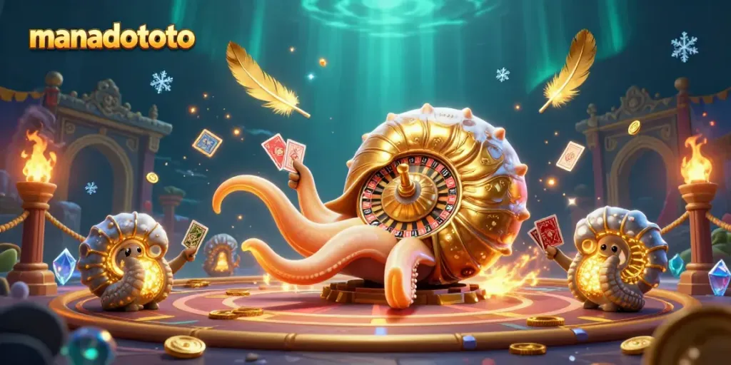 Experience thrilling gameplay with manadototo in a vibrant, enchanting casino scene.