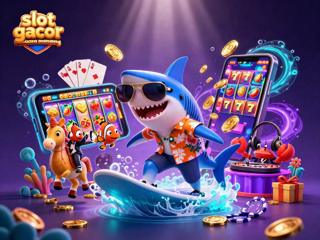 Experience thrilling gameplay with slot gacor gampang menang showcasing a vibrant underwater casino scene.