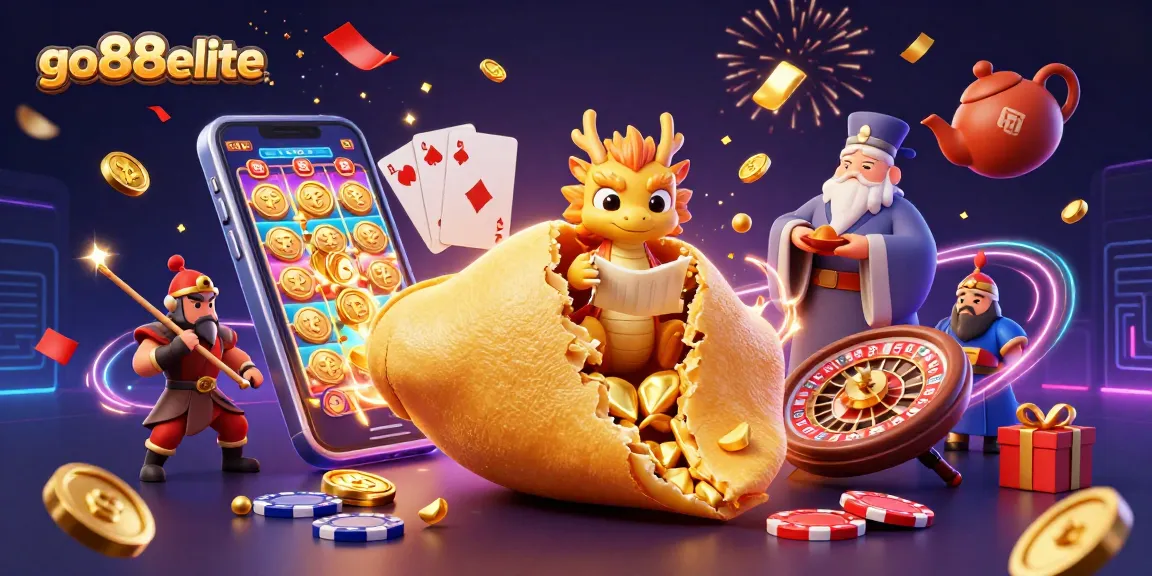 Experience golden wins at go88elite with lucky dragons, fortune cookies, and vibrant slot games!