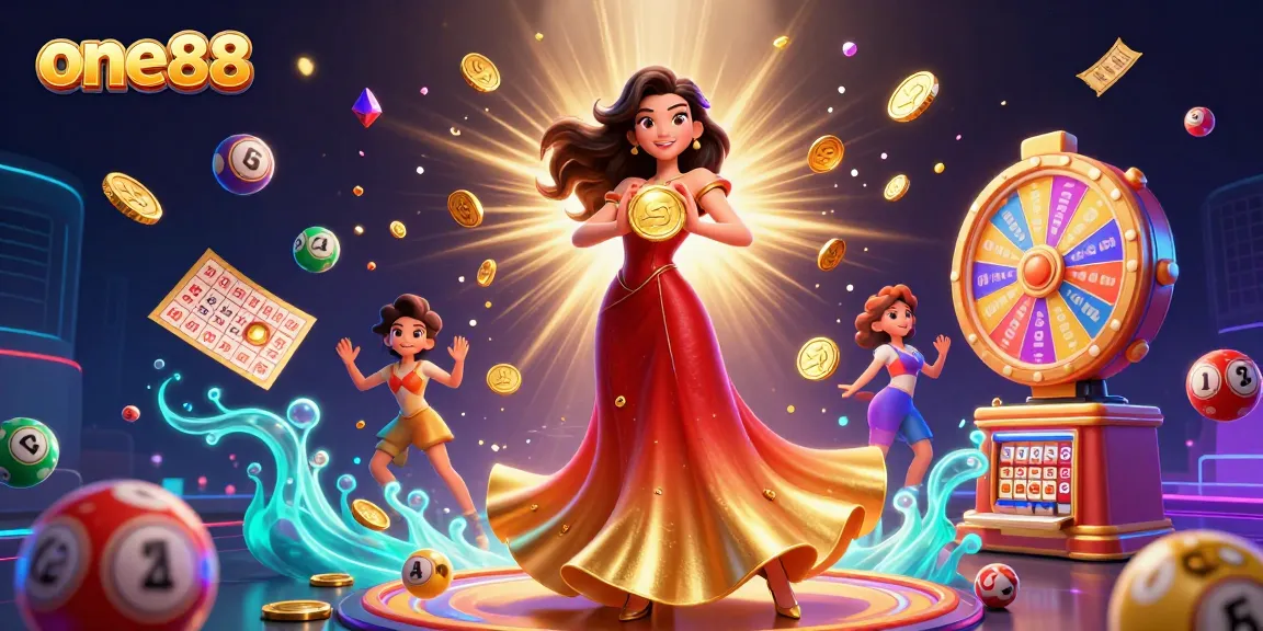 Engage in thrilling gaming at one88 casino with vibrant visuals and dynamic prize elements.