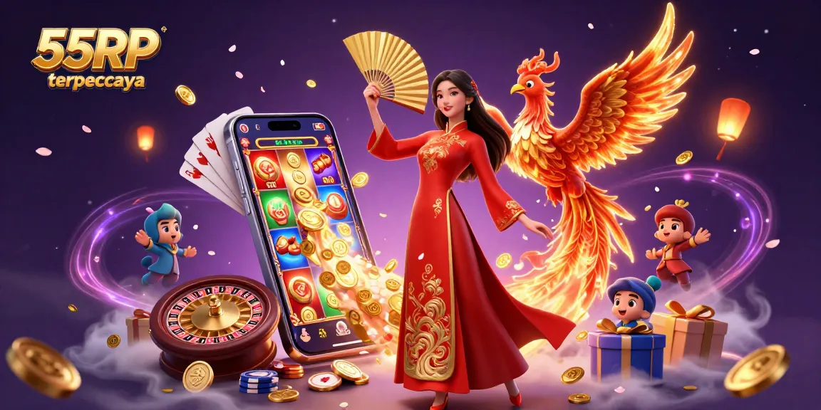 Menang besar dengan 55RP terpercaya; nikmati permainan kasino online yang mendebarkan dengan visual yang menawan.
