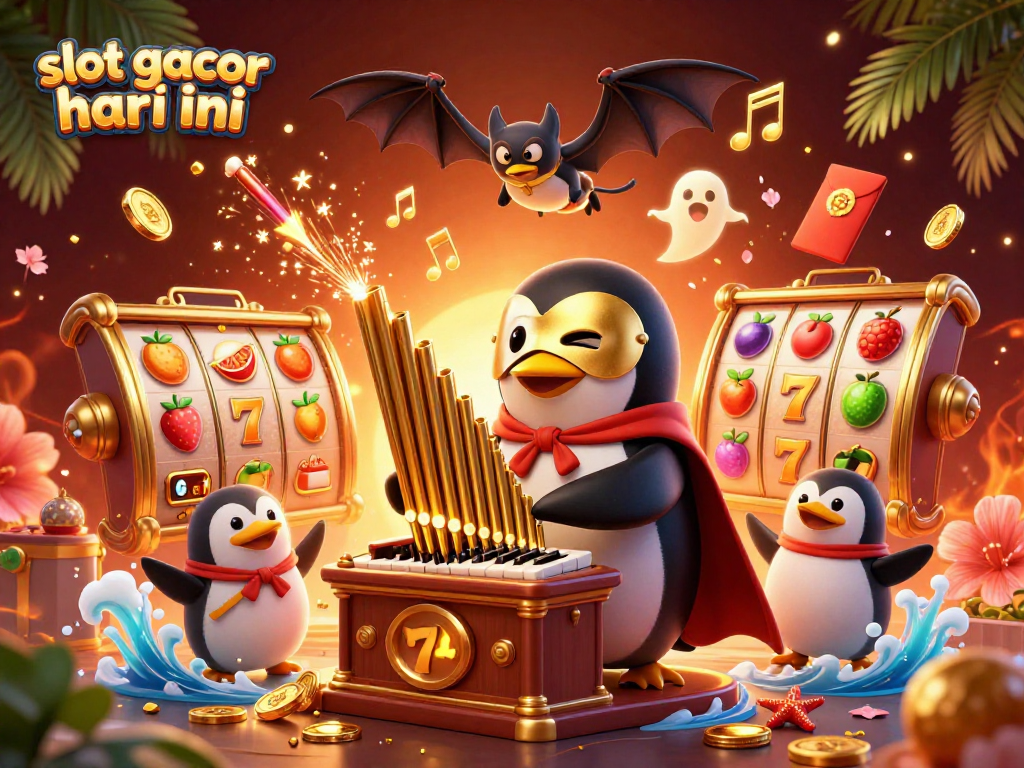 Mencoba slot gacor hari ini dan meraih jackpot dengan simbol buah yang berkilauan dan koin emas yang meluncur.