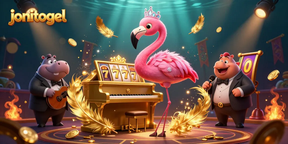 Experience thrilling gameplay with jonitogel's captivating casino scenes and vibrant characters.