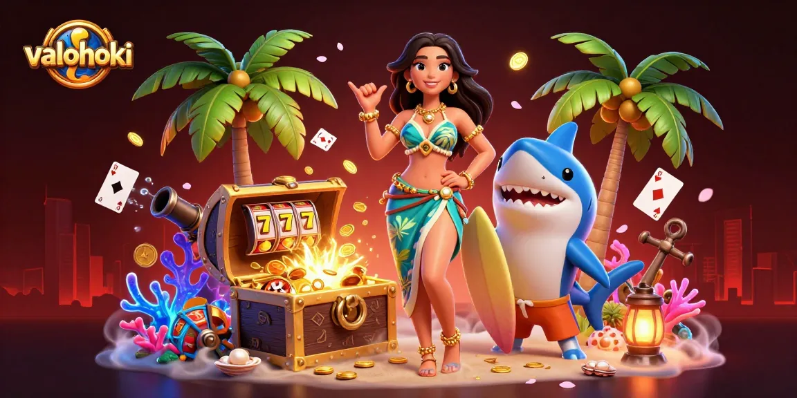 Join the valohoki excitement with vibrant 3D casino adventures featuring slot machines and gold!