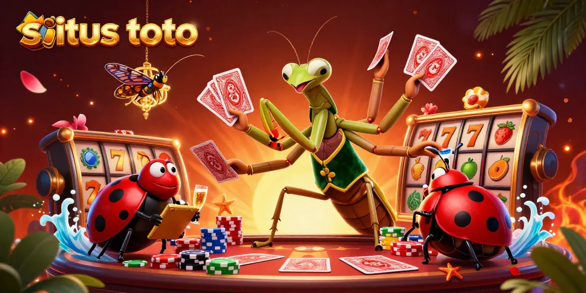 Permainan situs toto dengan karakter seru di kasino penuh warna dan visual menarik