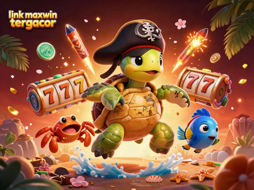 Engage with the link maxwin tergacor through vibrant characters in a packed casino scene.